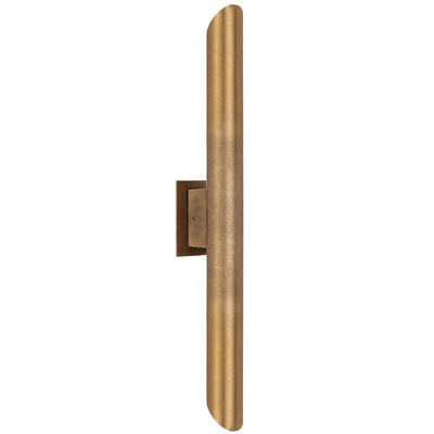 Penros Twin Exterior Wall Light — Natural Brass