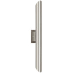 Penros Twin Exterior Wall Light — Stainless Steel