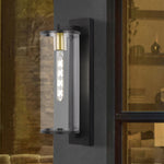 Perova Cylinder Outdoor Wall Light (H500mm) — lifestyle