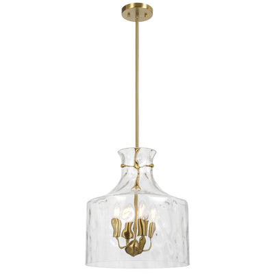 Perron 4 Pendant Light — Antique Gold