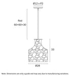 Perron 1 Pendant Light