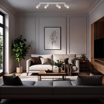Picard 4 Light Ceiling Spotlight — lifestyle