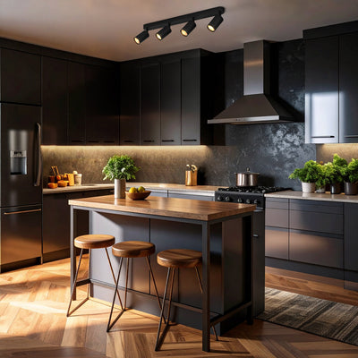 Picard 4 Light Ceiling Spotlight — lifestyle