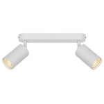 Picard 2 Light Ceiling Spotlight — White