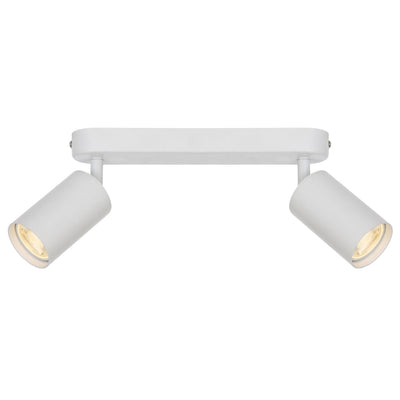 Picard 2 Light Ceiling Spotlight — White