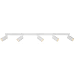 Picard 5 Light Ceiling Spotlight — White