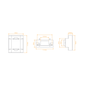 Domus PLEX-COB Straight Strip To Strip Connector 5 Pack