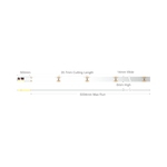 Domus PLEX-Rgb+tune/Wht 21W P/M COB Strip 24V IP67 840LED/M 1m