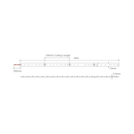 Domus PLEX-SMD 5W P/M Strip 24V CRI90 IP66 70LED/M 1m