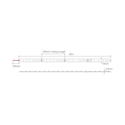 Domus PLEX-SMD 5W P/M Strip 24V CRI90 IP66 70LED/M 1m