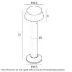 Pyrus Exterior LED Bollard Light
