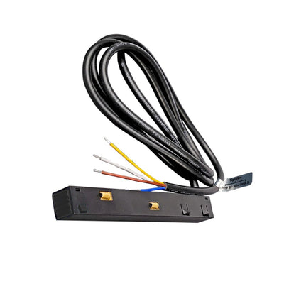 Power Feed Connector to suit Low Voltage Track in Black Havit Commercial - HCP-10291-PFEC