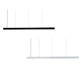 Proline Linear Pendant Light 2400mm Dali Dimmable in Black or White Havit Commercial - HCP-692964,HCP-693964