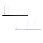 Proline Linear Pendant Light 2400mm Triac Dimmable in Black or White Havit Commercial - HCP-692962,HCP-693962 