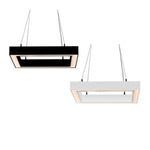 Proline Square Pendant Light 65w Triac Dimmable in Black or White Havit Commercial - HCP-672850, HCP-673850