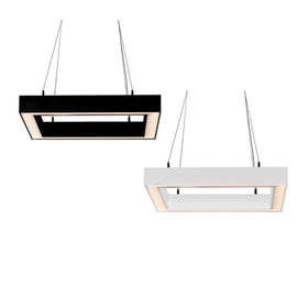 Proline Square Pendant Light 65w Triac Dimmable in Black or White Havit Commercial - HCP-672850, HCP-673850