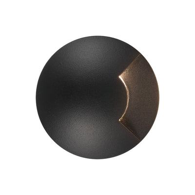 Raker 24V 3W 1 Way Exterior LED Inground Light — Black