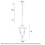 Ramiro 20Cm Pendant Light Small