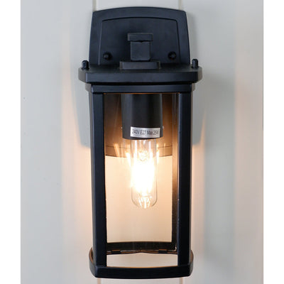 Reese Rectangular Outdoor Wall Light — lifestyle