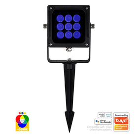 RGBW WIFI + RF Spot Light 18w Black Havit Commercial - HCP-242182
