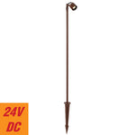Rilto 24V Exterior LED Post Spike Light — Corten