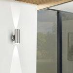 Riva Exterior LED Wall Light 2L — lifestyle