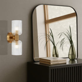 Riven Twin Wall Light — lifestyle
