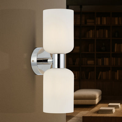 Riven Twin Wall Light — lifestyle