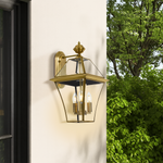 Rye Exterior Wall Light Small or Large — lifestyle
