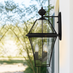 Rye Exterior Wall Light Small or Large — lifestyle