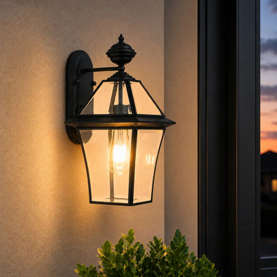 Rye Exterior Wall Light Small or Large — lifestyle