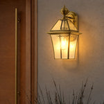 Rye Exterior Wall Light Small or Large — lifestyle
