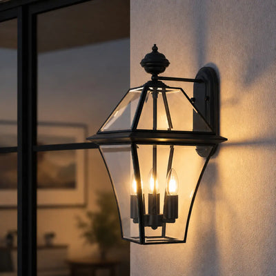 Rye Exterior Wall Light Small or Large — lifestyle