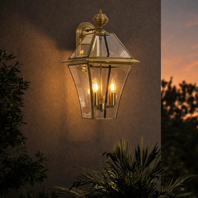 Rye Exterior Wall Light Small or Large — lifestyle