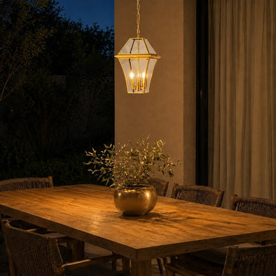 Rye Outdoor Glass Pendant Light 1Lt/3Lt — lifestyle