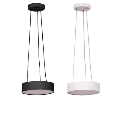 Round Pendant Light 20w Dimmable in Black or White Havit Commercial - HCP-89X2004-PDT