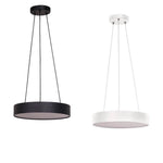 Round Pendant Light 30w Dimmable in Black or White Havit Commercial - HCP-89X3004-PDT