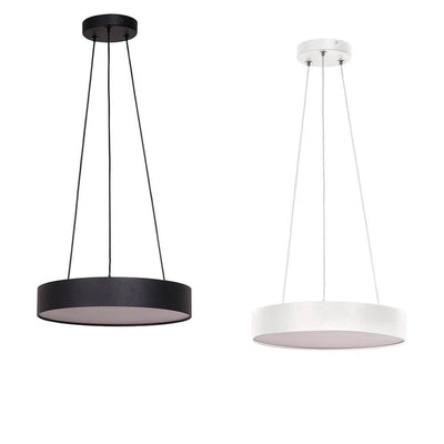 Round Pendant Light 30w Dimmable in Black or White Havit Commercial - HCP-89X3004-PDT
