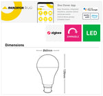 Classic Ikuü Smart Zigbee B22 4000K Globe