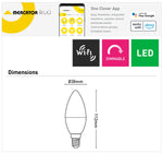 Candle Ikuü Smart Wi-Fi E14 Globe