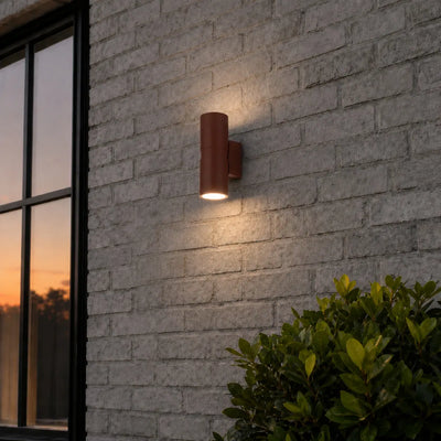 Sarnel Up-Down Exterior Wall Light — lifestyle