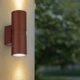 Sarnel Up-Down Exterior Wall Light — lifestyle