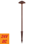 Scape 24V Exterior LED Post Spike Light — Rust