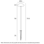 Scape 24V Exterior LED Post Spike Light