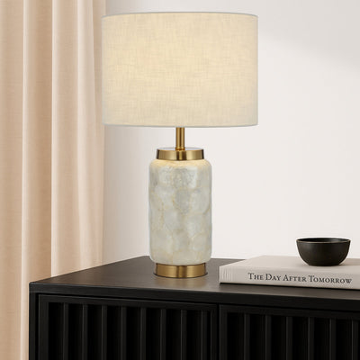 Seneca Table Lamp White / Gold SENECA TL-WHGD Telbix Li — lifestyle