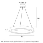 Serda 63Cm Pendant Light