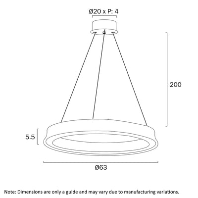 Serda 63Cm Pendant Light