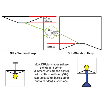 Oriel 50cm Drum Satin