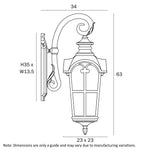 Shelton Outdoor Wall Light in Black or White