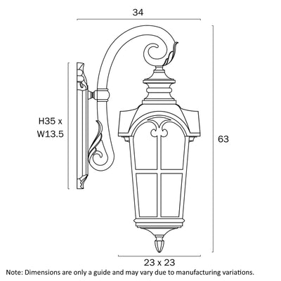 Shelton Outdoor Wall Light in Black or White